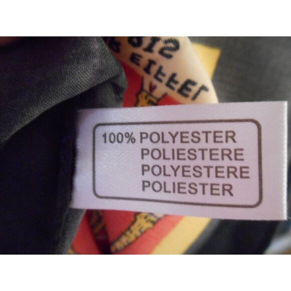 Paris Scarf La Tour Eiffel Reflets D'Art Red Gold 35" Square Estate Find - Picture 4 of 4